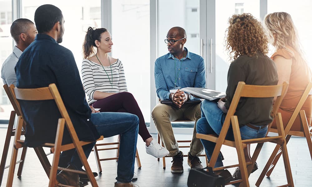 Support groups add real value when used together with a professional treatment plan